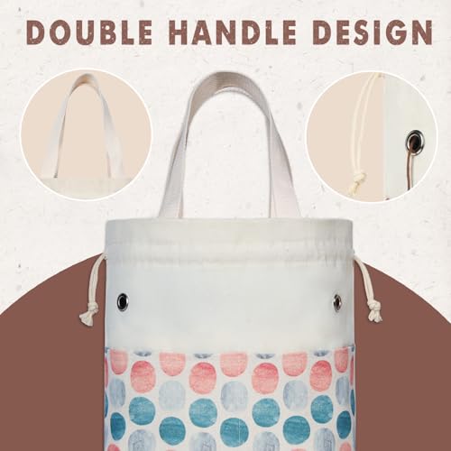TOGETRUE Yarn Bag, Knitting Crochet Tote Bag, Yarn Storage Bags Organizer, Crochet bags for Crocheting Project, Store Skein Ball, Short Knitting Needle (Medium, Point Shape) - color: Point Shape, size: Medium