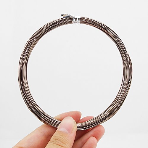 INSPIRELLE 18 Guage Aluminum Craft Wire 20 Colors Bendable Metal Wire | for Jewelry Craft Making, 10M Each Color 1.0mm - size: 18 Guage (1.0mm)