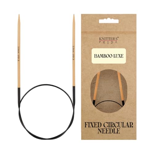 Knitter’s Pride Bamboo Luxe Fixed Circular Needle 24""(60cm) - US 1.5(2.5mm) - size: 2.50mm