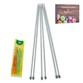 KnitPal 16-Inch (40cm) Aluminum Knitting Needles Set for Blankets - 3 Pairs | US Sizes: 10.5/6.5mm, 10.75/7mm, 11/8mm-Straight Knitting Needles Set Single Pointed - Metal Knitting Needles with eBook - size: US 10.5, 10.75, 11 (6.5mm, 7mm, 8mm), 16 inches