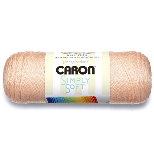 Simply Soft Yarn -Light Country Peach - color: Light Country Peach, size: 1 Pack, style: Simply Soft