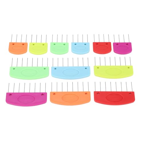 Knit Blocker Plastic and Stainless Steel Multifunctional Knit Crochet Blocking Comb for Handcraft