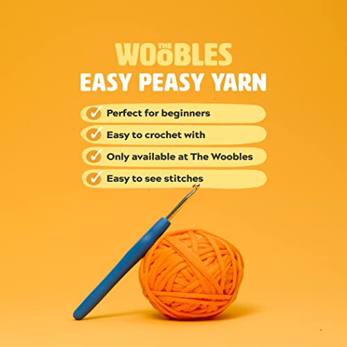 The Woobles Crochet Kit Bundle for Beginners (Penguin, Chick, Fox, Bunny) | As seen on Shark Tank, Includes: Easy Peasy Yarn, pre-started pieces, hooks, safety eyes, stuffing, video tutorials - color: Easy Peasy Beginner Bundle
