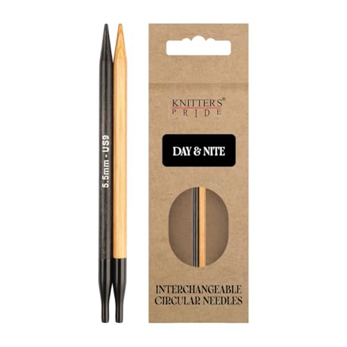 Knitter’s Pride Day & Nite Interchangeable Needle 5""(13cm) - US 9 (5.5mm) - size: 5.50mm