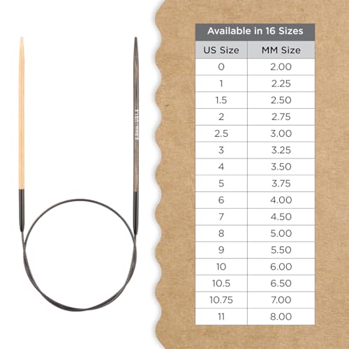 Knitter’s Pride Day & Nite Fixed Circular Needle 32""(80cm) - US 1.5(2.5mm) - size: 2.50mm