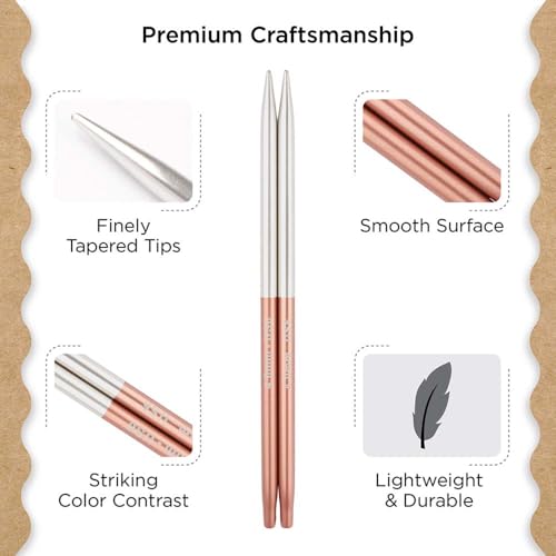 Knitter’s Pride Rosemist Interchangeable Needle 4""(10cm) - US 6(4mm) - size: 4.00mm