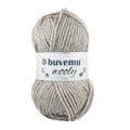 Wooly Soft Fluffy Bulky Weight #5 Wool Blended Fast Knitting Crocheting Yarn, 25% Wool 75% Acrylic, 100 Gram (3.53 Ounces) 109 Yards (100 Meters) (Beige Melange) - color: Beige Melange, size: 1 Pack