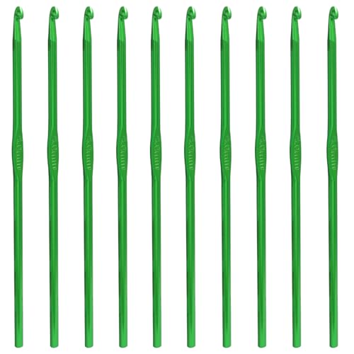 Bivethoi Aluminum Crochet Hook 4mm, 20 Pcs | Knitting Needles, Bulk Set, For Craft Yarn, For Beginners - size: 4mm