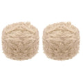 PATIKIL 70 Yards Fur Yarn, 2 Skeins 100 Grams Soft Plush Fluffy Chunky Polyester Faux Fur Eyelash Yarn for Crocheting Hand Knitting Blanket Hats Crochet Crafting, Gray Tea - color: Gray Tea