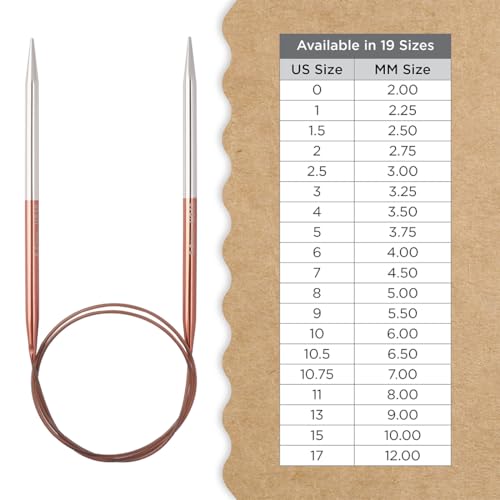 Knitter’s Pride Rosemist Fixed Circular Needles 40""(100cm) - US 10(6mm) - size: 6.00mm