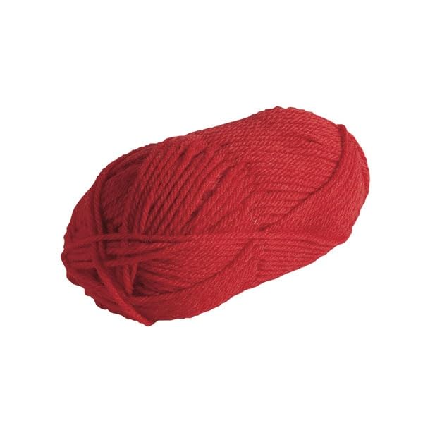 Knit Picks Wool of the Andes Red 100% Wool Yarn Pack for Knitting | 10 skeins (500g total) of soft worsted weight crocheting yarn in Red color, good for felting. - color: Red