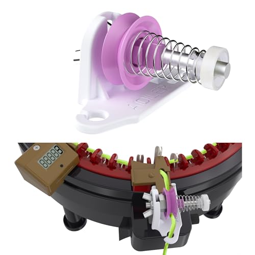 Circular Knitting Machine Tensioner, Compatible with Addi 46 Needle Knitting Machine, Adjustable Yarn Tension Adapter for Knitting Machines, Removable Yarn Feed Accessories for Perfect Stitches, 1 PCS