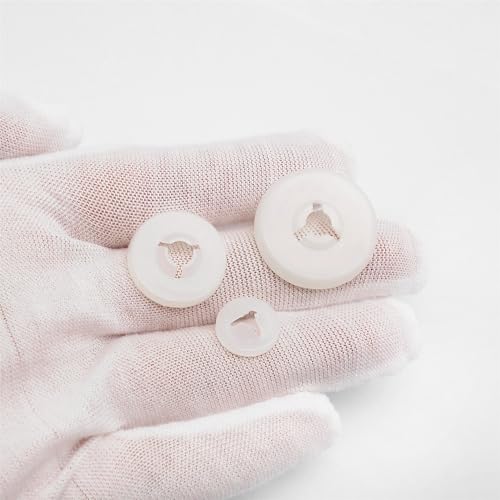 JJGQAZ 60pcs 12mm 20mm 25mm Safety Eyes Washers for Stuffed Animals Plastic Craft Eyes Backs for Crochet Amigurumi Plush Animals (Mixed) - color: Mixed