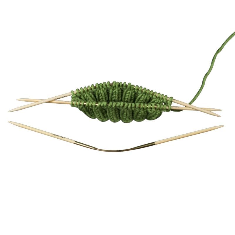 addi CraSyTrio Bamboo 24cm Size US 0 (2.00mm) - color: Bamboo, size: 2.00mm (US #0)