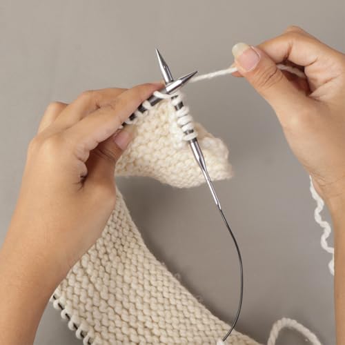 KnitPro Karbonz Interchangeable Circular Needle 5" (13cm) | US Size 5 (3.75mm) - size: US 5 (3.75mm)