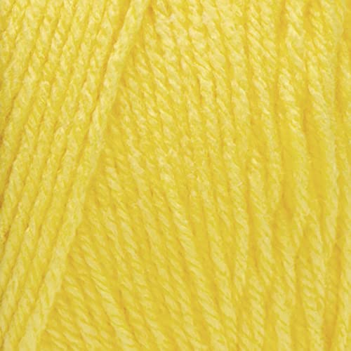 Red Heart Super Saver Jumbo Yarn for Crocheting, Bright Yellow, 2-Pack - color: Bright Yellow, size: 2-Pack