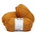 100% Superwash Wool Yarn 3 Skeins 150g DK Weight Knitting Crochet Gold | Sourced from Peru for breathable warmth and 327yd total length per 150g pack ideal for soft baby garments hats and sweater - color: Gold