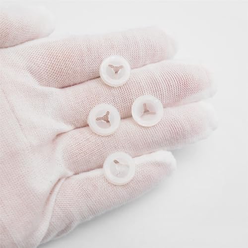 JJGQAZ 60pcs 12mm 20mm 25mm Safety Eyes Washers for Stuffed Animals Plastic Craft Eyes Backs for Crochet Amigurumi Plush Animals (S-12.5MM) - color: S-12.5MM