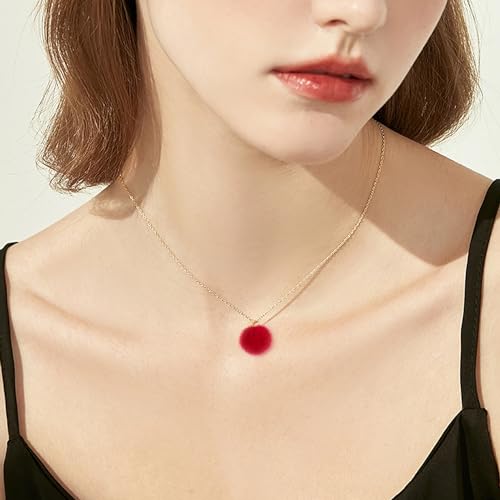 100 Pcs Pom Poms Ball Charms Faux Fur Fluffy Charm Mini Pompoms Pendants for Tassel Keychain DIY Jewelry Making Bracelet Earrings Necklace 10 Colors