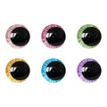 MUCUNNIA 120pcs 18mm 3D Glitter Safety Eyes for Crocheting with Bowl Washers Moon Crochet Amigurumi Eyes for Crochet Animals Craft Doll Eyes Stuffed Crochet Eyes for Crafts Gift for Crochet Lovers - size: 18mm