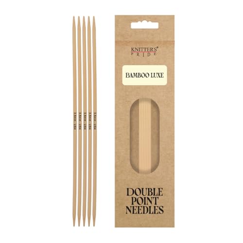 Knitter’s Pride Bamboo Luxe Double-Point Needle 8""(20cm) - US 4(3.5mm) - size: 3.50mm