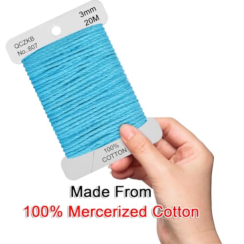 Classic Crochet Thread Yarn 100% Pure Cotton Thread,Col No: 807,Peacock Blue - color: Peacock Blue