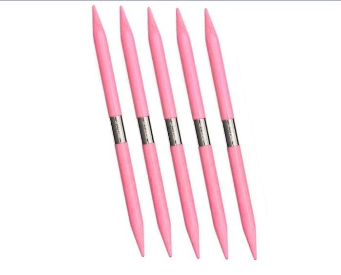 Lykke Knitting Needles, Blush 15cm (6”) Double Pointed Needles, Knitting Needles (2.75mm/US 2)