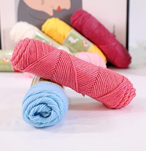 Baby Alpaca Luxury Yarn Worsted Weight 3 skeins (100g/3.5oz/Each) Fashion Collection Art Crafts Crochet and Knitting by Sunny Cat (10 Caramel Cookie) - color: 10 Caramel Cookie