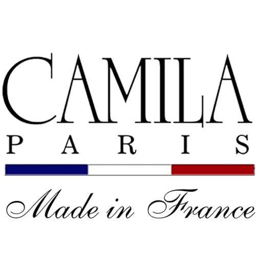 Camila Paris CP2872/2 French Hair Side Combs, Black Interlocking Combs French Twist Hair Combs, Strong Hold Hair Clips for Women Bun Chignon Up-Do, Styling Girls Hair Accessories, Made in France - color: Black