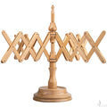 Beechwood Yarn Swift, Wooden Umbrella Hank Holder for Knitting | Steamed beech umbrella swift holds a full hank taut, spins freely, folds flat, tabletop clamp included. - color: Beechwood, size: Umbrella Swift