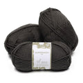 100% Superwash Wool Yarn 3 Skeins 150g DK Weight Knitting Crochet Iron Gray | Sourced from Peru for breathable warmth and 327yd total length per 150g pack ideal for soft baby garments hats and sweater - color: Iron Gray