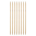 HARFINGTON 8Pcs Bamboo Knitting Needles Double Pointed Size US 9(5.5mm) Carbonized 10 Inch(25cm) Straight for Handmade Creative DIY Knitting Craft Yarn - size: US 9(5.5mm)