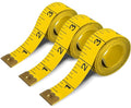 Tape Measure Soft Seamstress Cloth Tailor Body Measuring Tape for Sewing | Fabric Body Measuring Tape Yellow Tape Measure Seamstress Tape Measurement 60-inch Craft Vinyl Tailor Ruler for Weight Loss