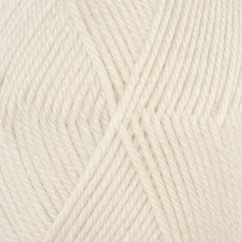 100% Superwash Wool Yarn 3 Skeins 150g DK Weight Knitting Crochet A. White | Sourced from Peru for breathable warmth and 327yd total length per 150g pack ideal for soft baby garments hats and sweater - color: Alabaster White