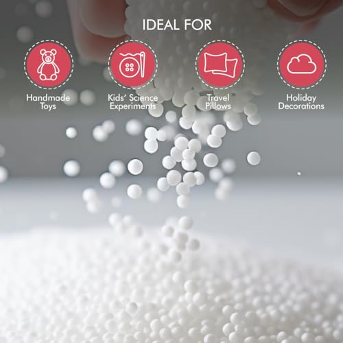 Fairfield Poly-Fil Mini Micro Bead Filler, 8 Liters