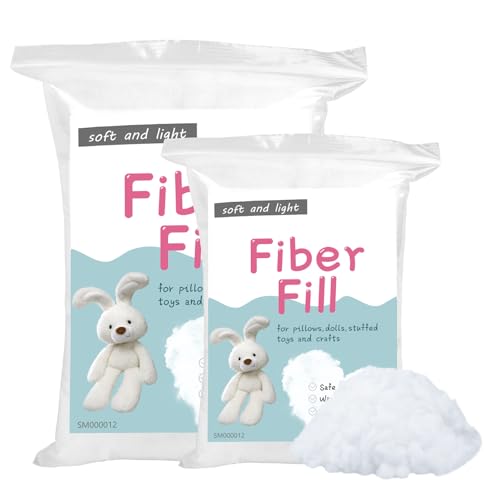 LOKUNN Polyester Fiber Pillow Stuffing, 60g+100g, Plush, Washable, Animal Theme, Furniture Cushion