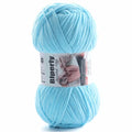 Skinny Chenille Yarn for Crocheting and Knitting - 1 Pack of 100g/317yds Ultra Soft Fluffy Plush Velvet Yarn - #2 Crochet Yarn for Amigurumi, Blankets, Plush Dolls, Baby Clothes (1, Sky Blue) - color: Sky Blue