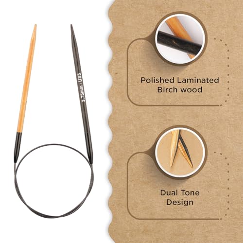 Knitter’s Pride Day & Nite Fixed Circular Needle 32""(80cm) - US 5(3.75mm) - size: 3.75mm