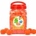 Praisebank Orange Pom Poms, 1inch/2.5cm, Pompom Balls for Arts & Crafts, Soft and Fluffy Craft Pompoms, Party & Festival Decorations, 150pcs . - size: 1inch/2.5cm, style: Orange