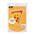 Bucilla, Complete Crochet Kit, Parker the Pizza, 5" - color: Parker the Pizza