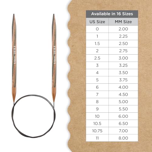Knitter’s Pride Terra Fixed Circular Needle 32""(80cm) - US 10.5(6.5mm) - size: 6.50mm