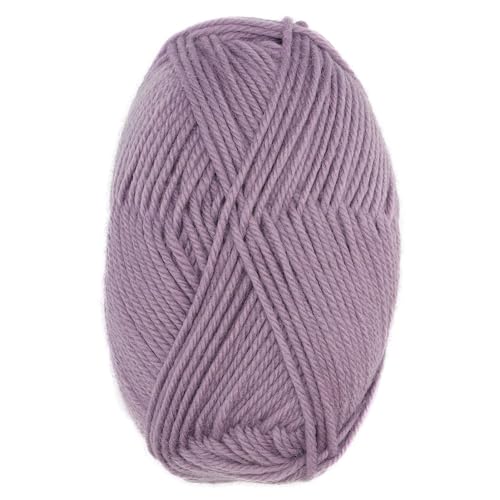 100% Superwash Wool Yarn 3 Skeins 150g DK Weight Knitting Crochet D. Lilac | Sourced from Peru for breathable warmth and 327yd total length per 150g pack ideal for soft baby garments hats and sweater - color: Dreamy Lilac