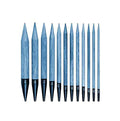 Lykke Needle Tips Driftwood Interchangeable Indigo 4 US, 3.5\ - size: Indigo 3.5" IC US 4 (3.5 mm)