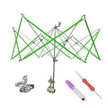 Yarn Swift Yarn Winder Yarn Ball Winder Knitting Yarn Holder for Skeins + 1 Pcs Scissors + 1PCS Adjustable Knitting Loop Crochet + 1PCS Crochet