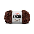 Keche Velvet Yarn for Crocheting, Soft Chenille Bulky Baby Blanket Amigurumi Yarn 100 gr (132 yds) - Brown - color: BROWN, size: 1 SKEIN