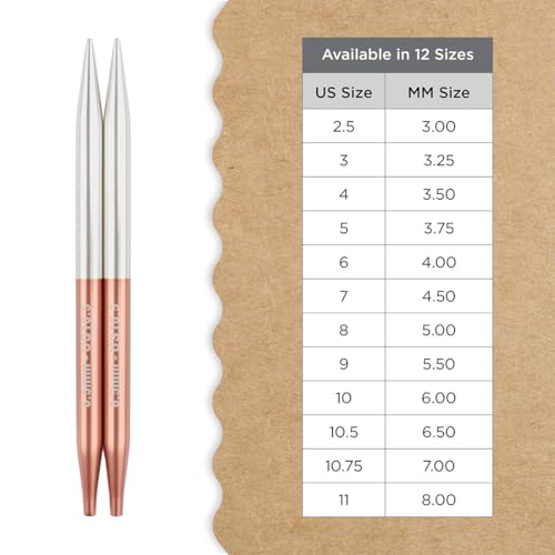Knitter’s Pride Rosemist Interchangeable Needle 5""(13cm)- US 10.5(6.5mm) - size: 6.50mm