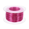 PATIKIL 20 Gauge 0.8mm Aluminum Craft Wire, 98.4 Ft Metal Wire Armature Bendable Wire for Jewelry Making Metal Wrap DIY, Rose Red - color: Rose Red, size: 0.8 mm x 30 m