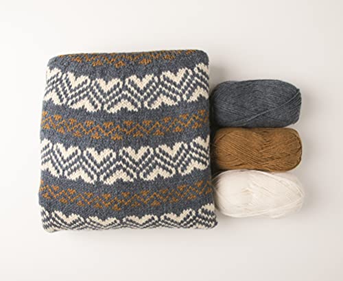 Knit Picks Wool of the Andes Assorted 100% Wool Yarn Pack for Knitting | 10 skeins (500g total) of soft worsted weight crocheting yarn in Neutral color, good for felting. - color: Neutral