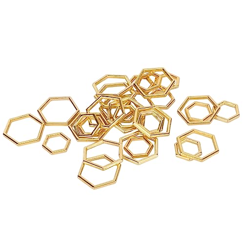 Moofey 30PCS Knitting Accessories, Knitting Stitch Markers, Metal Stitch Markers for DIY Craft
