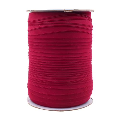 Mandala Crafts 55 Yds 1/2 Inch Burgundy Double Fold Bias Tape for Sewing | Machine Washable Binding Tape for Quilting, Hemming, Seams, Fabric Piping, All Fabrics & Denim, Indoor & Outdoor - color: Burgundy, size: 1/2 Inch 55 Yards